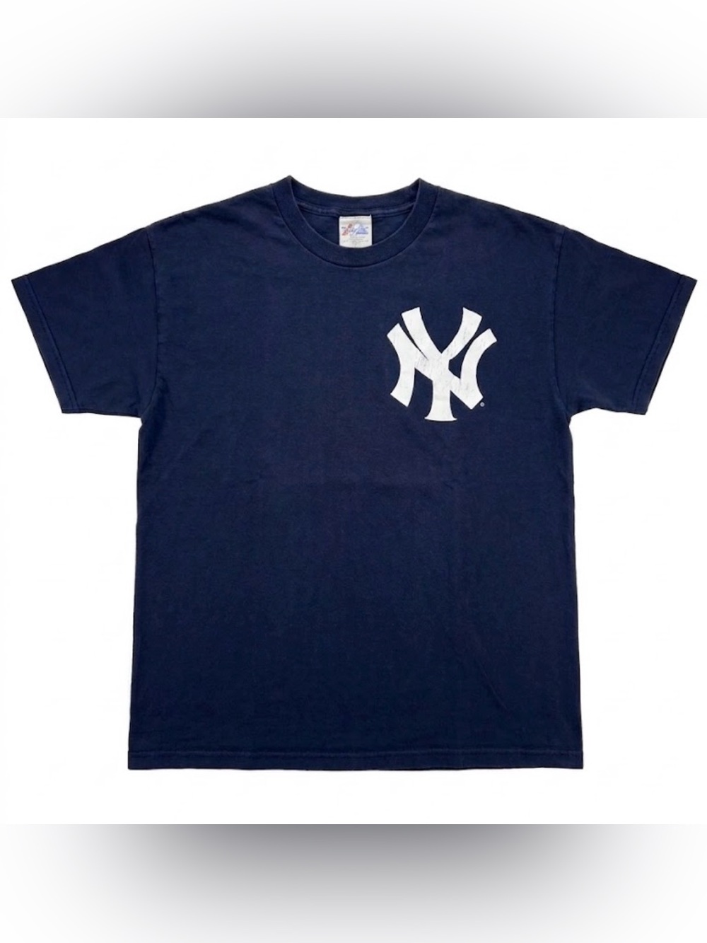 Vintage Y2K New York Yankees Jorge Posada Shirt Women XL Majestic Navy NY 20 NYY